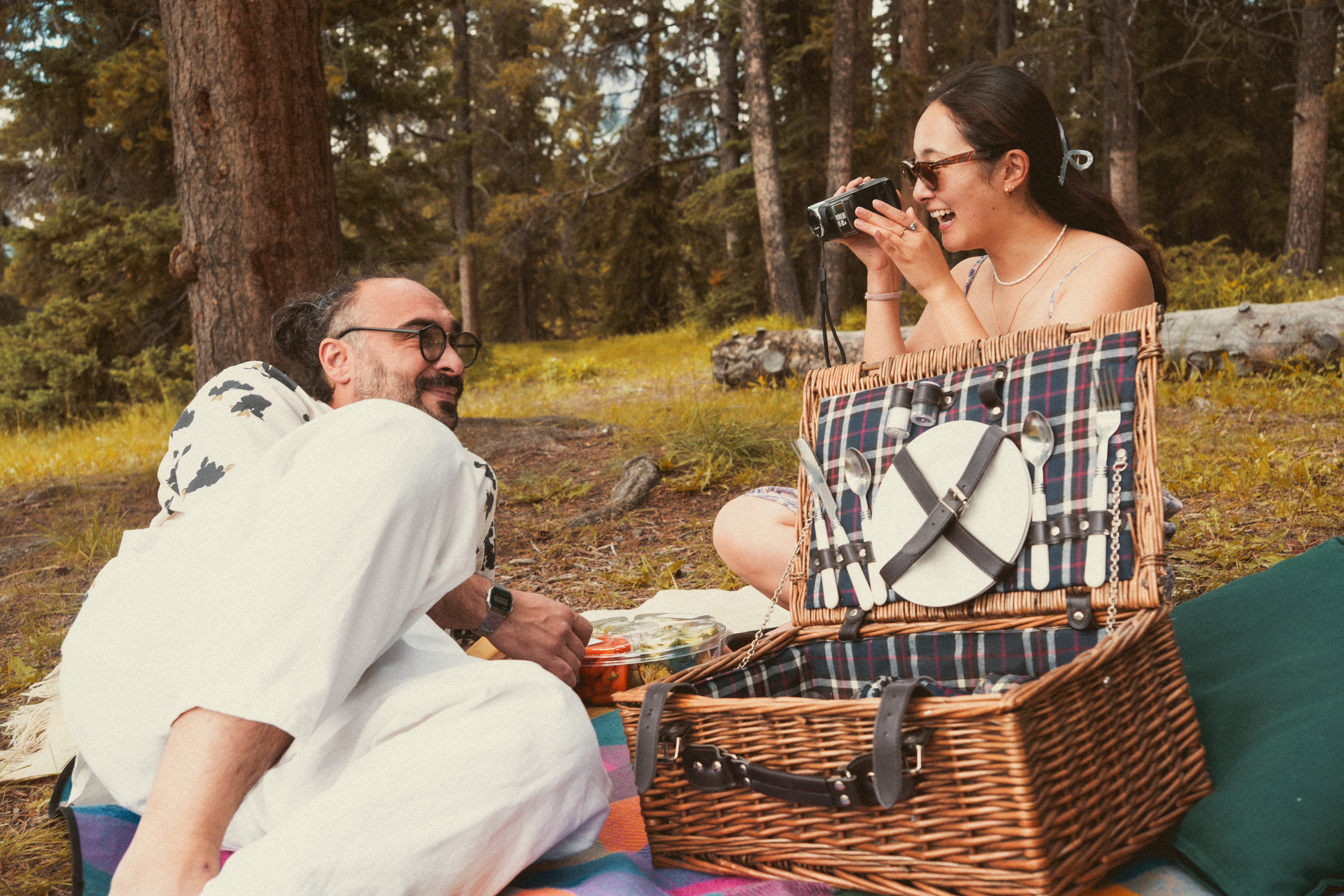 Camcorder for recording picnic memories